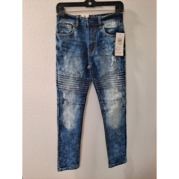 NWT Sp Essentials Active Flex Women Distressed Trendy Stylish Jeans, Size 16 - Picture 1 of 12